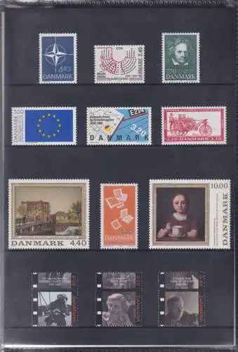 DÄNEMARK 1989 Mi-Nr. 934-962 Jahresmappe - year set ** MNH