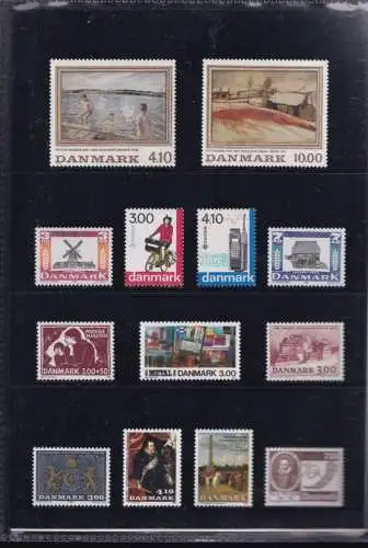 DÄNEMARK 1988 Mi-Nr. 905-933 Jahresmappe - year set ** MNH