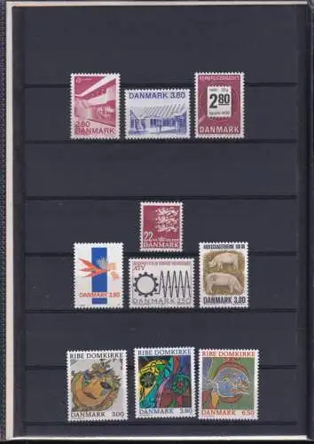 DÄNEMARK 1987 Mi-Nr. 888-904 Jahresmappe - year set ** MNH