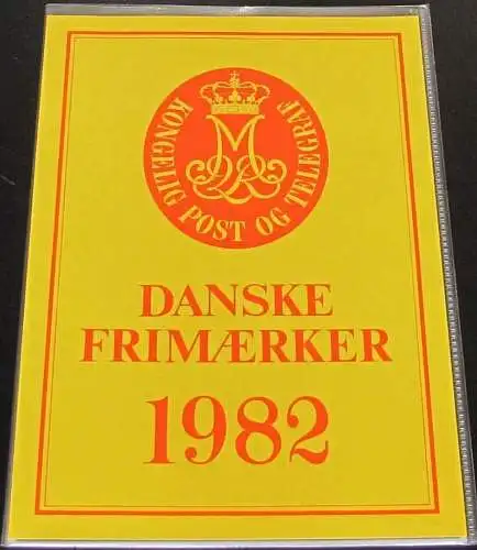 DÄNEMARK 1982 Mi-Nr. 746-766 Jahresmappe - year set ** MNH