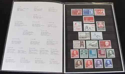 DÄNEMARK 1982 Mi-Nr. 746-766 Jahresmappe - year set ** MNH