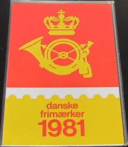 DÄNEMARK 1981 Mi-Nr. 718-745 Jahresmappe - year set ** MNH