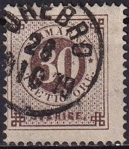 SCHWEDEN 1872 Mi-Nr. 24 B o used