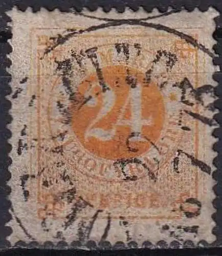 SCHWEDEN 1872 Mi-Nr. 23 A o used