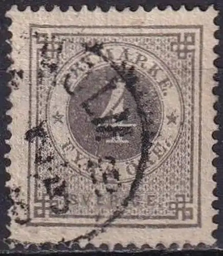 SCHWEDEN 1872 Mi-Nr. 18 A o used