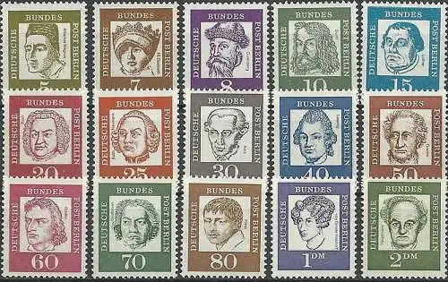 BERLIN 1961 Mi-Nr. 199/13 ** MNH