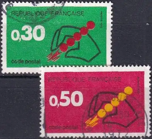 FRANKREICH 1972 Mi-Nr. 1795/96 o used