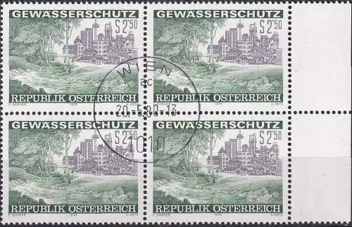 ÖSTERREICH 1979 Mi-Nr. 1611 Viererblock o used - aus Abo