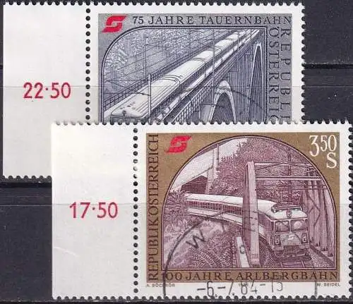 ÖSTERREICH 1984 Mi-Nr. 1785/86  o used - aus Abo