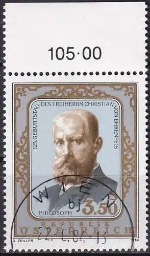 ÖSTERREICH 1984 Mi-Nr. 1782  o used - aus Abo