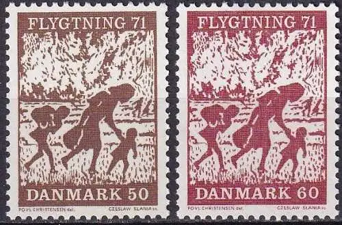 DÄNEMARK 1971 Mi-Nr. 508/09 ** MNH