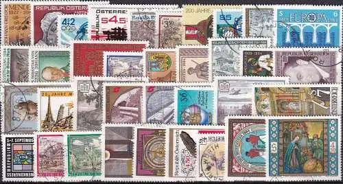 ÖSTERREICH 1984 Mi-Nr. 1763-1798 o used kompletter Jahrgang/complete year