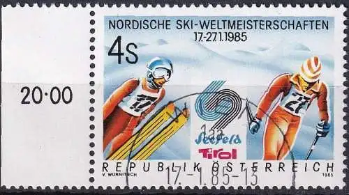 ÖSTERREICH 1985 Mi-Nr. 1801 o used - aus Abo
