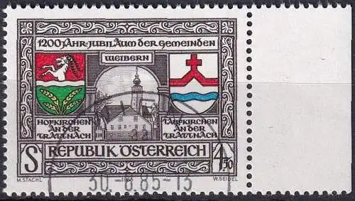 ÖSTERREICH 1985 Mi-Nr. 1824 o used - aus Abo