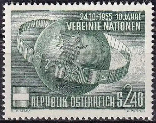 ÖSTERREICH 1955 Mi-Nr. 1022 ** MNH
