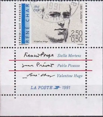 FRANKREICH 1991 Mi-Nr. 2824 o used - aus Abo