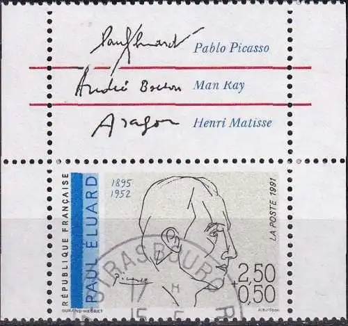 FRANKREICH 1991 Mi-Nr. 2819 o used - aus Abo
