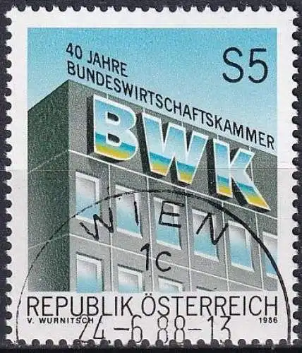 ÖSTERREICH 1986 Mi-Nr. 1871 o used - aus Abo