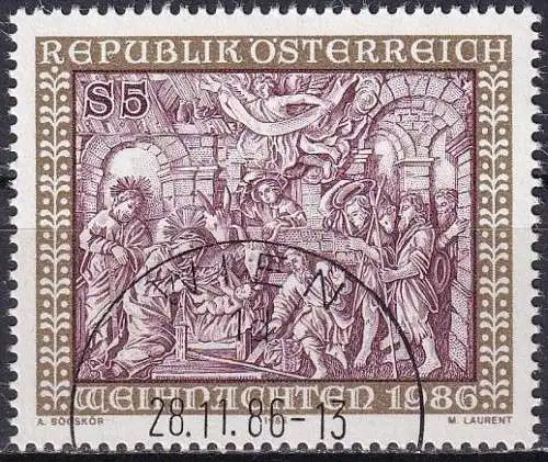 ÖSTERREICH 1986 Mi-Nr. 1870 o used - aus Abo