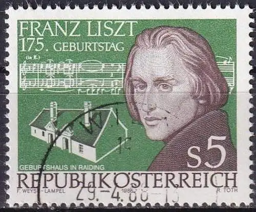 ÖSTERREICH 1986 Mi-Nr. 1866 o used - aus Abo