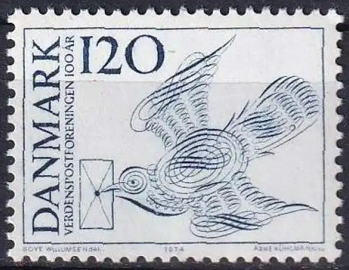 DÄNEMARK 1974 Mi-Nr. 579  ** MNH