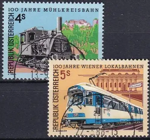 ÖSTERREICH 1988 Mi-Nr. 1916/17 o used - aus Abo