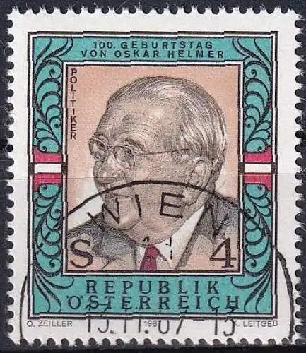 ÖSTERREICH 1987 Mi-Nr. 1906 o used - aus Abo