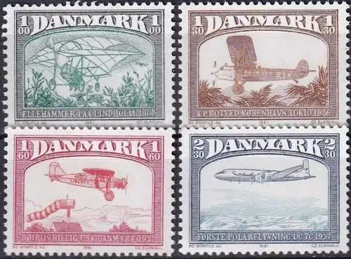 DÄNEMARK 1981 Mi-Nr. 740/43 ** MNH