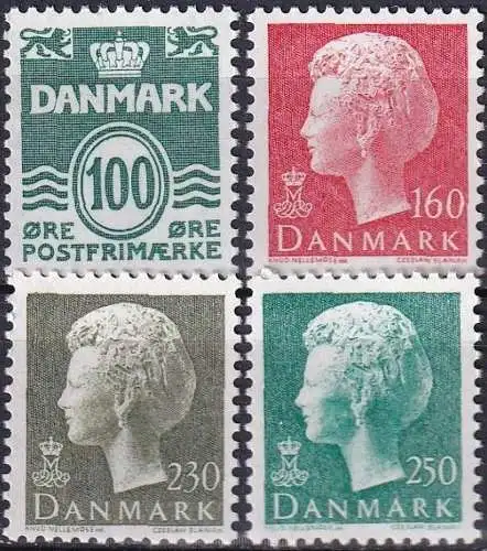 DÄNEMARK 1981 Mi-Nr. 718 719/21 ** MNH