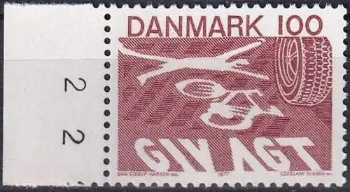 DÄNEMARK 1977 Mi-Nr. 637  ** MNH