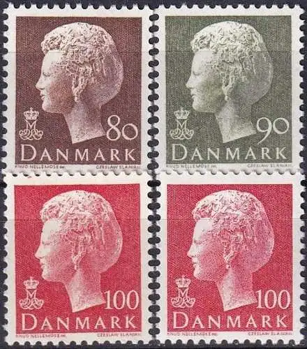 DÄNEMARK 1976 Mi-Nr. 622/24 xy  ** MNH
