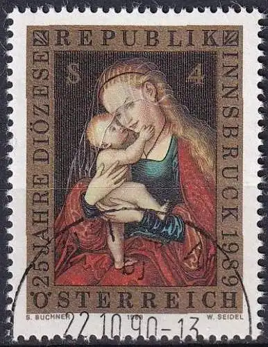 ÖSTERREICH 1989 Mi-Nr. 1945 o used - aus Abo