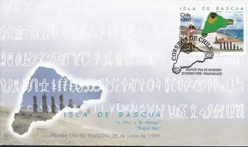CHILE ISLA DE PASCUA 1999 Mi-Nr.1897 FDC