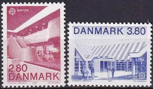 DÄNEMARK 1987 Mi-Nr. 895/96 ** MNH