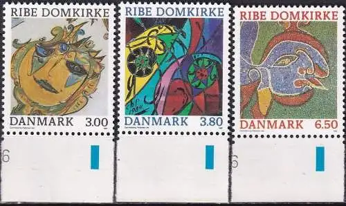 DÄNEMARK 1987 Mi-Nr. 891/93 ** MNH