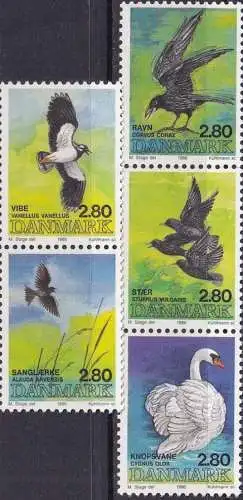 DÄNEMARK 1986 Mi-Nr. 872/76 ** MNH