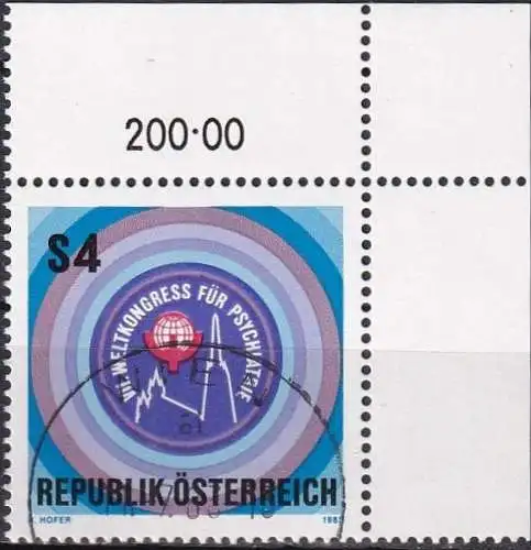 ÖSTERREICH 1983 Mi-Nr. 1745 Eckrand o used - aus Abo