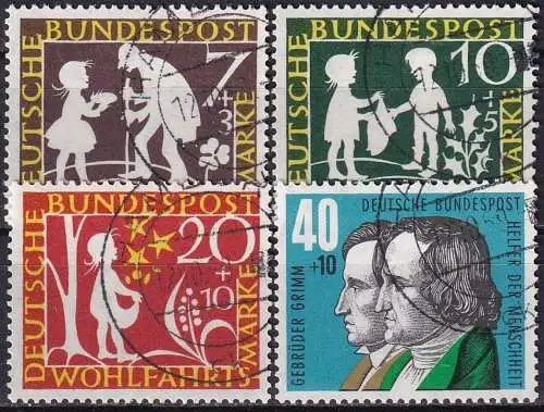 DEUTSCHLAND 1959 Mi-Nr. 322/25 o used