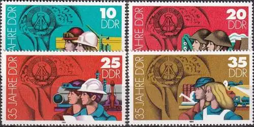 DDR 1984 Mi-Nr. 2898/01 ** MNH