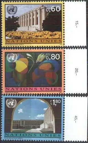 UNO GENF 1994 Mi-Nr. 256/58 ** MNH