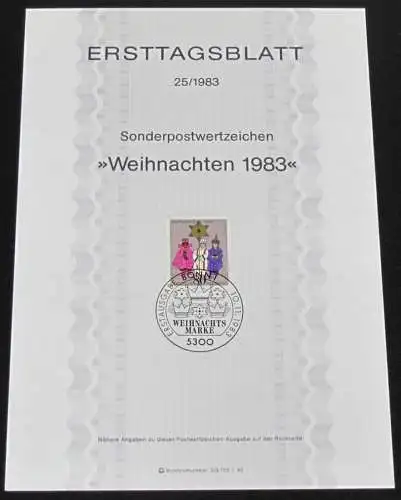 DEUTSCHLAND 1983 Mi-Nr. 1162/96 ETB kompletter Jahrgang/complete year set