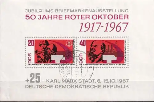 DDR 1967 Mi-Nr. Block 26 o used - aus Abo