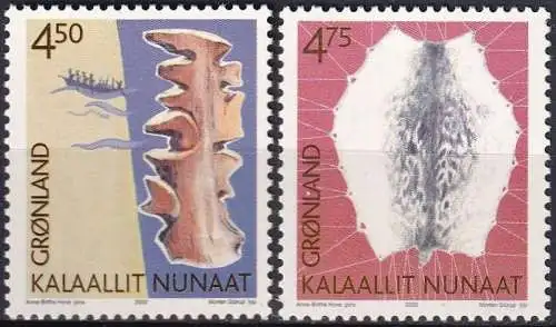 GRÖNLAND 2000 Mi-Nr. 356/57 ** MNH