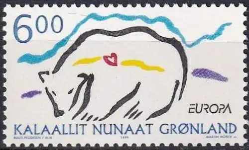 GRÖNLAND 1999 Mi-Nr. 338 ** MNH