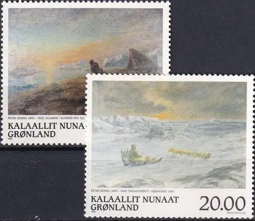 GRÖNLAND 1999 Mi-Nr. 336/37 ** MNH