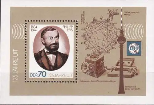 DDR 1990 Mi-Nr. Block 101 ** MNH