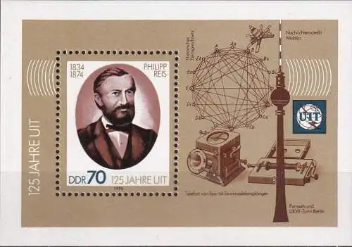 DDR 1990 Mi-Nr. Block 101 ** MNH