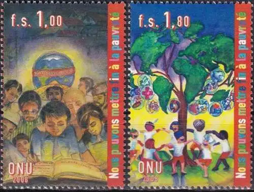 UNO GENF 2008 Mi-Nr. 605/06 ** MNH