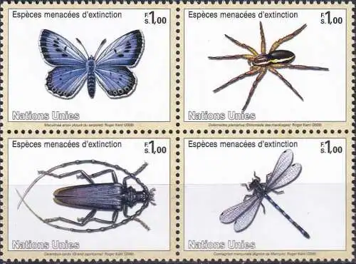 UNO GENF 2009 Mi-Nr. 640/43 ** MNH