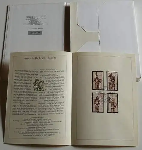 DDR 1987 JAHRESSAMMLUNG mit allen Marken mit Ersttags-Sonderstempel Jahrbuch/year book